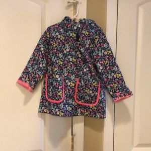 Little girls rain jacket